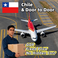 Agente de Envíos de Alibaba-express Chile Santiago DDP, Transitario de Carga de China, Puerta a Puerta, Precio Fijo, Sin Tarifas Adicionales, Envío Aéreo