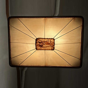 Lámpara de araña estilo Wabi Sabi vintage de 58 cm con seis cabezales, de bajo consumo, para restaurante, hotel, tienda, uso comercial - Product Image 4