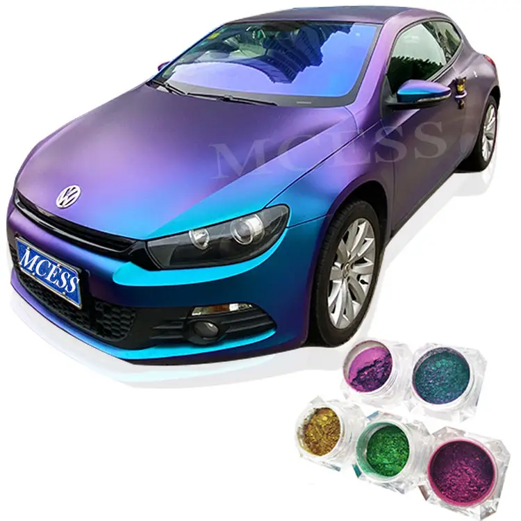 mirror multi chrome loose coating car paint chameleon pearl pigment powder