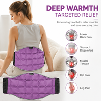 Compresse de gel réutilisable chaude et froide pour le bas du dos et les lombaires, enveloppement de compression pour la taille, compatible congélateur et micro-ondes