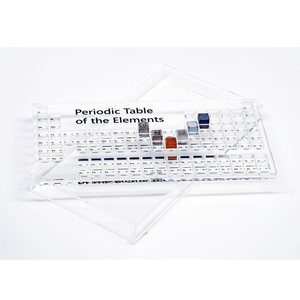 Soporte de tabla periódica acrílica, tabla periódica de los elementos, caja de exhibición acrílica para colectores de elementos - Product Image 5