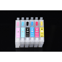 Cartouche d'encre rechargeable T0791-T0796 avec puces ARC pour imprimantes jet d'encre Epson 1400 P50 PX700W PX800FW – Pièces détachées