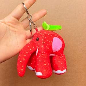 12cm Soft Stuffed <strong>Game</strong> Italian Brainrots 9 <strong>House</strong> 67 Strawberry Elephant Steal a Brainrot Plush Keychain - Product Image 6