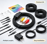 Câble AV N64, câble audio-vidéo N64 vers 3RCA, câble AV RCA de 1,8 m pour la connexion TV de la console de jeu Nintendo N64