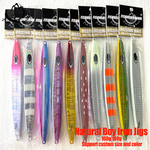 เหยื่อล่อแบบเด็กผู้ชายทำจากเหล็กธรรมชาติน้ำหนัก160ก. 180ก. สำหรับเหยื่อ<span class=keywords><strong>ตก</strong></span><span class=keywords><strong>ปลา</strong></span>น้ำเค็ม - Product Image 6