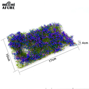 135 187 Artificielle Coloré Arbuste et Vigne Végétation Scène Herbe Miniature Architecture Ho Échelle Modèle pour Ho Échelle Train - Product Image 5