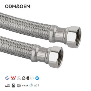 핫 세일 고압 유연한 304 스테인레스 스틸 꼰 호스 주방 사용 배관 호스 10 년 보증 - Product Image 1