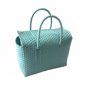 Bolso de mano hecho a mano, hecho a mano, de paja de plástico, fabricación China - Product Image 4