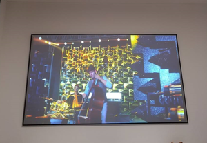Écran de projection ALR UST 120 pouces 4K PET Crystal-SBSP CLR de luxe gris foncé à cadre fixe, anti-lumière ambiante, avec prisme laser T, pour projection MS MS Amb - Product Image 2