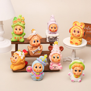 Jolies poupées de dessins animés, figurines étoiles, accessoires DIY, accessoires rotatifs, ornements de voiture, porte-clés, jeux de dessins animés tendance - Product Image 2
