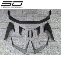 Kit de carrosserie en Fiber de carbone sec mat Style Vrs becquet avant Aero pour Lamborghini Huracan STO