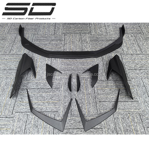 Kit de carrosserie en Fiber de carbone sec mat Style Vrs becquet avant Aero pour Lamborghini <span class=keywords><strong>Huracan</strong></span> <span class=keywords><strong>STO</strong></span> - Product Image 6