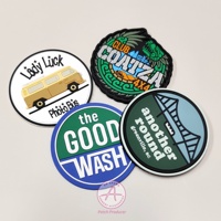 Écussons en caoutchouc souple à effet 3D personnalisés, badges en PVC avec fixation auto-agrippante pour casquettes de camionneur et sacs à dos d'extérieur