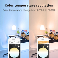 Gledopto Ampoules LED 16 millions de couleurs E27 E26 B22 RGB CCT ampoule intelligente SMD3030 500-550LM