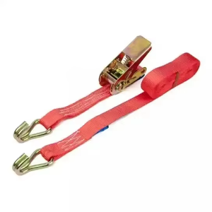 <span class=keywords><strong>Sangle</strong></span> à cliquet robuste de 25 mm (1 pouce) avec crochets pour le chargement de camions, capacité de 800 kg - Product Image 6