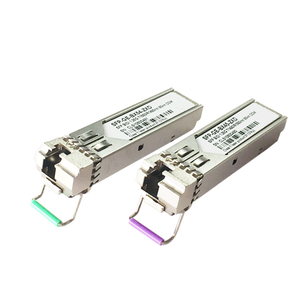 Módulo Transceptor SFP de 1.25G y 1550nm, 80KM, 10/100/1000mbps, LC Gigabit, Equipo de Telecomunicaciones SFP, Módulos Ópticos SFP BIDI, DDM - Product Image 1