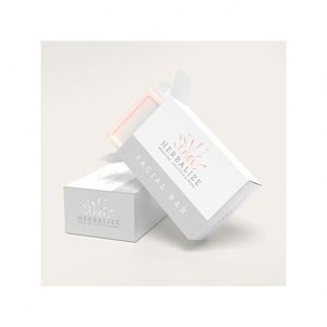 Custom Design Printing White <b>Paper</b> Box Soap Packaging Bar <b>Boxes</b> for Soap - Product Image 2
