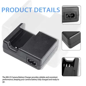 شاحن بطارية لبطارية نيكون D3000 D5000 D8000 D60 D40 D40X - Product Image 3