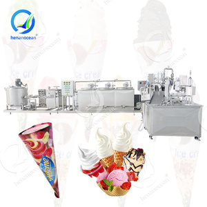 Machine commerciale de fabrication de crème glacée OCEAN Machine de fabrication de crème glacée Prix de la ligne de production de crème glacée - Product Image 1