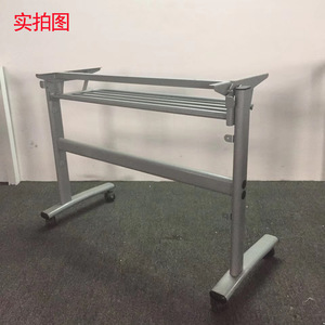 <b>Folding</b> Training <b>Table</b> Frame Cold Rolled Steel Rectangle Minimalist Design Foldable Conference <b>Table</b> Office Furniture - Product Image 1