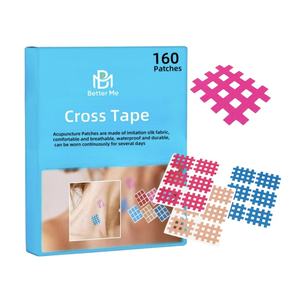 2025 नया डिजाइन क्रॉस किनेसियोलॉजी एक्यूपंक्चर ग्रिड टेप भौतिक चिकित्सा मांसपेशी इलाज स्टिकर - Product Image 2
