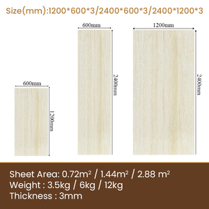 Panel de Pared de Lino Nuopai, Tejido con Patrón, Flexible, Ultrafino, Suave, Tipo Piedra, para Uso en Interiores y Exteriores - Product Image 2