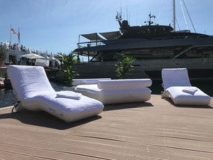 <span class=keywords><strong>Chaise</strong></span> flottante gonflable pour bateau yacht, mobilier pour piscine d'océan - Product Image 4
