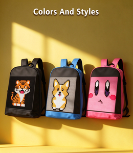 Mochila Impermeable Programable con Pantalla a Todo Color y Control por Aplicación, Mochila Escolar Ligera con Pantalla LED - Product Image 1