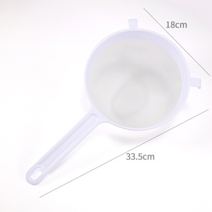 Large <b>Plastic</b> <b>Kitchen</b> Colander & Strainer Set for Flour Sieve Deep Fry Hot Pot Noodle Dumpling Strainer Oil Grid Sieve Use - Product Image 6