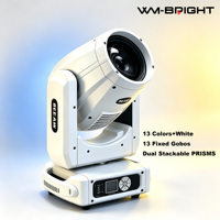 Projecteur Beam Mobile 295W Haute Performance avec Gobos Clairs et Couleurs Riches et Vibrantes pour DJ, Mariages et Petites Scènes