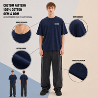 T-shirt en coton unisexe surdimensionné, doux et confortable, à manches courtes, couleur unie, respirant, pour homme, style hip-hop, grande taille, personnalisable