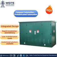Transformateur de puissance pour éclairage routier extérieur 6kV 400A IP44 anti-corrosion en coffret préfabriqué, exportateur certifié ISO CE, directement de l'usine OEM