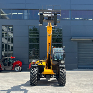 Chariot télescopique de 4 tonnes avec portée de levage de 7 m, avec options de benne, de grappin et de positionneur de fourches pour entrepôt de stockage d'acier et de tuyaux - Product Image 2