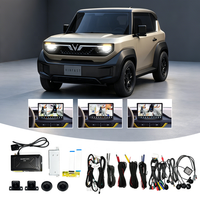 Kit Système Double Android + Original Wemaer avec Caméras Panoramiques 3D 360 Degrés pour Vue d'Oiseau de Voiture Vinfast VF3 Limo Green MPV7