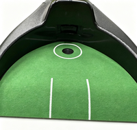 Machine de retour de balles de golf électronique portable, unité de putting automatique pour l'intérieur