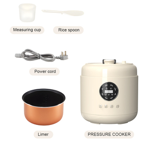 HY Elektrischer Antihaft-Schnellkochtopf Vielseitiger Slow Cooker mit 9 Menüs, Digitalem 24-Stunden-Timer, Automatischer Warmhaltefunktion - Product Image 4