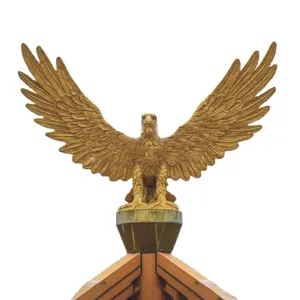 Lebensgröße Adelstatuen Kunst Bronze Tier Vogel Skulptur Bronze Falken Adel Tierschutz