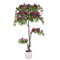 Fleurs de mariage directement de l'usine, faux bougainvilliers, arbre fleuri violet, fleurs artificielles, arrangements floraux pour événements, fêtes et occasions spéciales