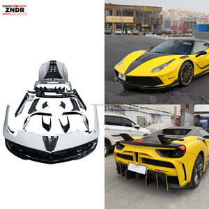 ชุดแต่งรอบคันสไตล์ MSY คาร์บอนไฟเบอร์ สำหรับ Ferrari 488 Gtb Facelift ประกอบด้วยกันชนหน้า-หลัง สเกิร์ตข้าง และชุดแต่งไวด์บอดี้ - Product Image 1