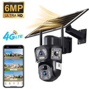กล้องวงจรปิด 4G ไร้สาย พลังงานแสงอาทิตย์ PTZ 6MP ความละเอียดสูง สำหรับภายนอกอาคาร AOV ใช้พลังงานต่ำ กล้อง 3 เลนส์ กล้องวงจรปิดพลังงานแสงอาทิตย์ สำหรับความปลอดภัยภายนอกอาคาร CXW-JKD606 - Product Image 3
