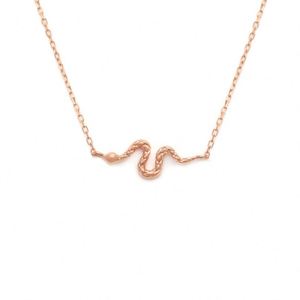 Gemnel Mujer Joyería de moda S925 Collar de serpiente chapado en oro - Product Image 3