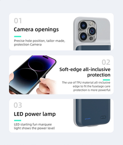 Ốp lưng điện thoại tích hợp pin sạc dự phòng USB Type-C đa năng cho <span class=keywords><strong>iPhone</strong></span>, giá rẻ, sản xuất tại nhà máy - Product Image 6