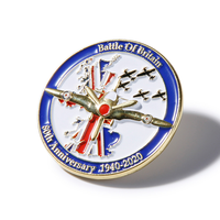 Nouveau métal artisanat événement paillettes rondes Badge broches impression Souvenir motif personnalisé anniversaire cadeau mariage produits métalliques Gua