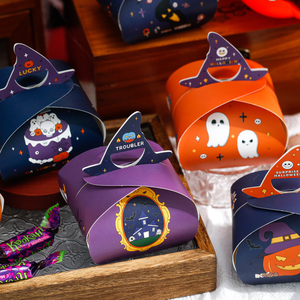 Nicro กล่องกระดาษการ์ดสีขาวแบบ DIY กล่องใส่บิสกิต<span class=keywords><strong>เค้ก</strong></span><span class=keywords><strong>ช็อกโกแลต</strong></span>คุกกี้แบบพับได้สุดสร้างสรรค์ - Product Image 3