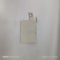 Dompet koin kanvas DIY warna polos uniseks, dompet kecil ritsleting Mini permen PU saku uang sederhana untuk hadiah anak-anak