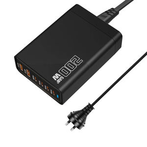 200W 데스크탑 4C2A GaN 고속 충전 휴대 전화 노트북 100W 45W 36W 27W 다기능 PD 충전기 - Product Image 4