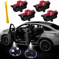 Projecteur de logo de bienvenue pour portière de voiture MD LED, lumière fantôme, kit intérieur ABS pour  CLASS W201 W202 W203 W204