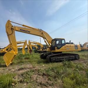 Excavadora de cadenas Komatsu PC350 usada, máquina excavadora grande de 35 toneladas, en buen estado de funcionamiento, adecuada para minería, desarrollo de tierras agrícolas - Product Image 2
