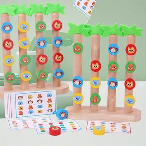 Juego de Bloques de Madera con Animales para Emparejar, Juguete Sensorial al por Mayor, Juego Familiar para Niños y Niñas - Product Image 1