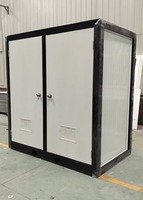 Toilettes mobiles préfabriquées écologiques, structure en panneaux sandwich durables, étanches, modulaires, portables, design moderne pour parc